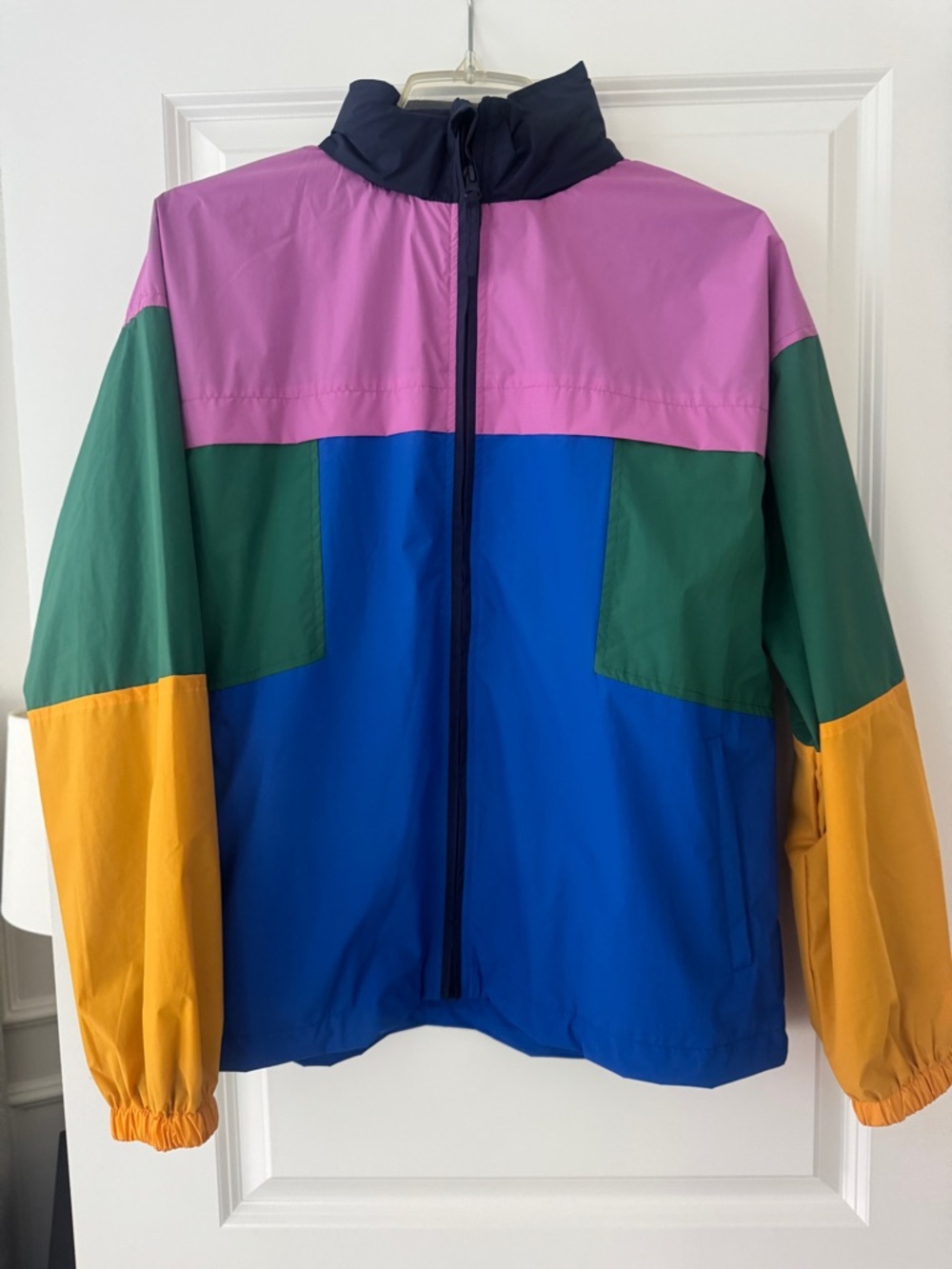 Bobo Choses Navy, Purple, Blue & Pink Colorblock Windstopper